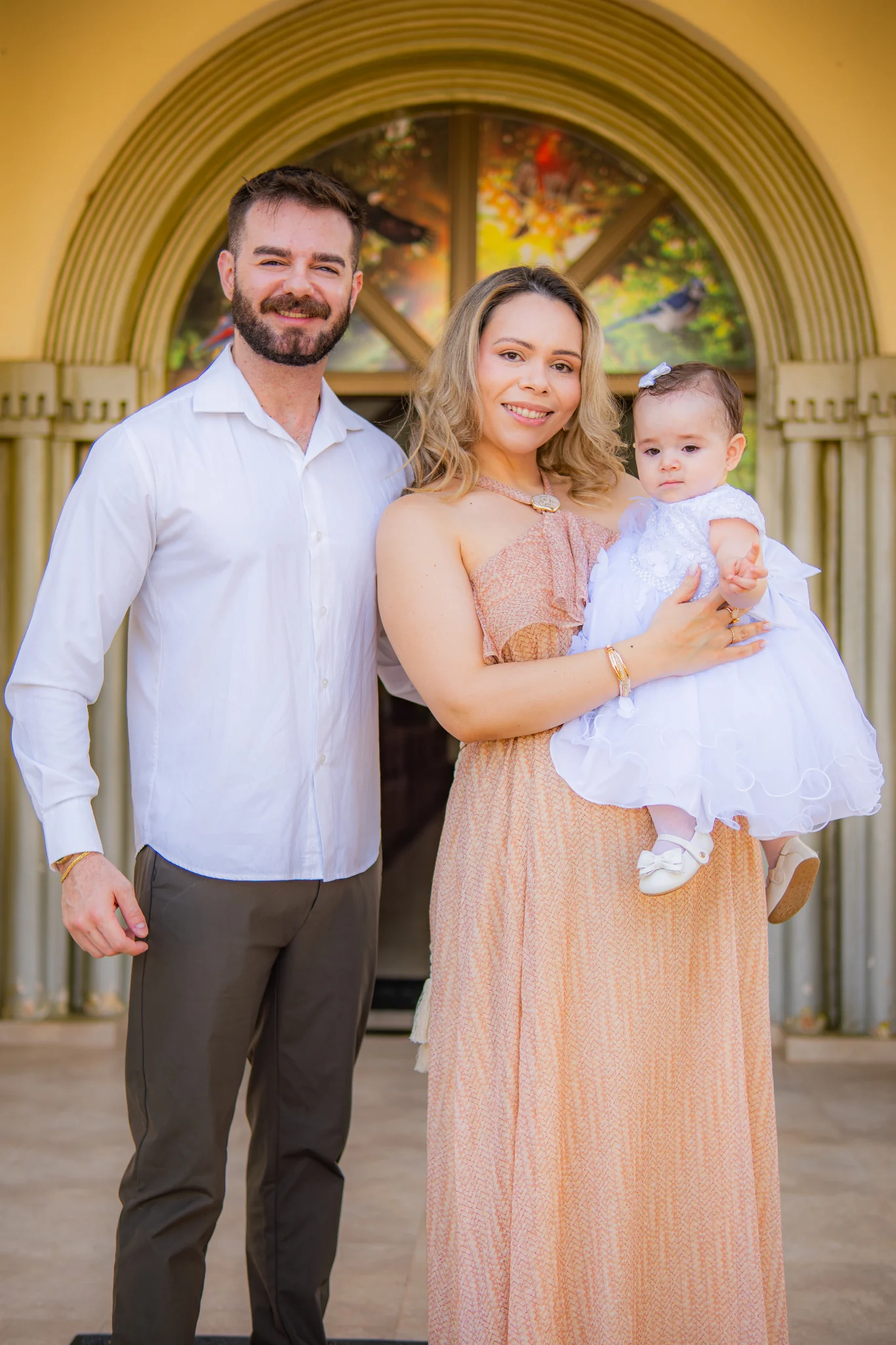 Família após o batizado